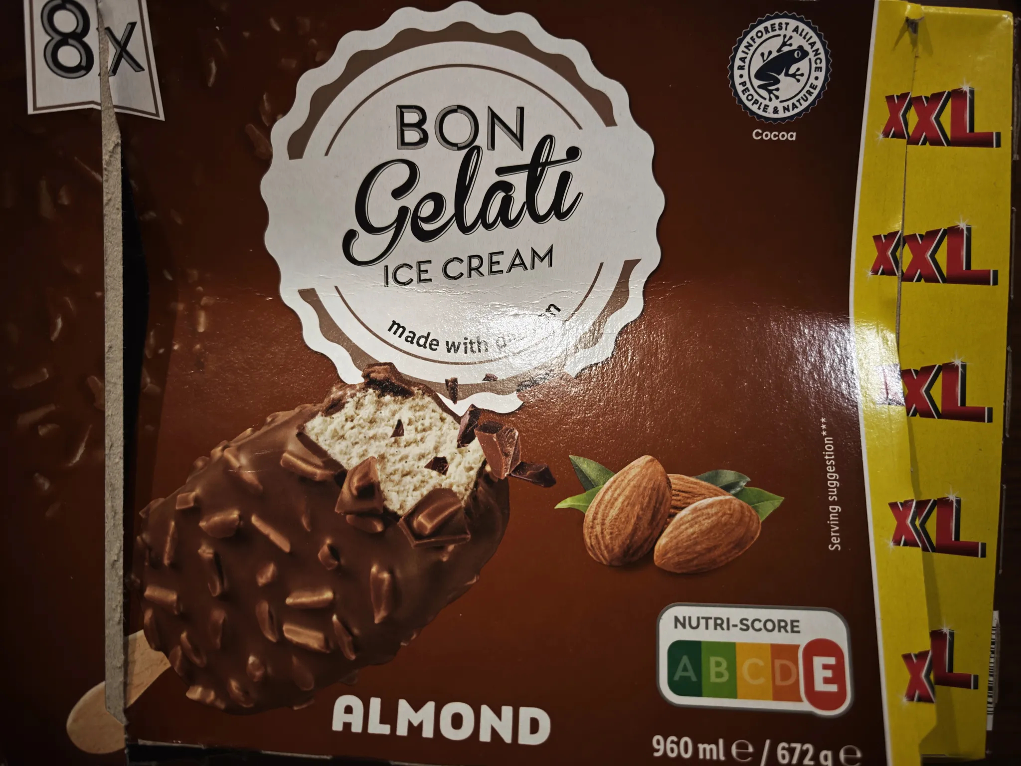 Lody waniliowo-migdałowe 8x XXL