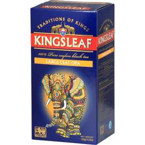 Herbata czarna Kingsleaf liściasta 100g duży liść OPA (Allegro darmowa wysyłka SMART od 45zł)