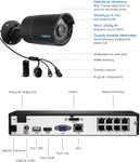 Zestaw do monitoringu Reolink RLK8-510B4-A-B (8 kanałów, 4 kamery PoE 5MP, 2TB) @Amazon.pl