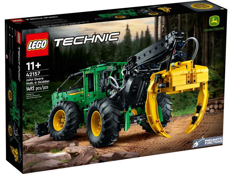 LEGO 42157 Technic - Ciągnik zrywkowy John Deere 948L-II