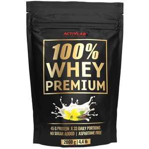 Białko WPC 80 Activlab 100% Whey Premium - różne smaki, 2kg