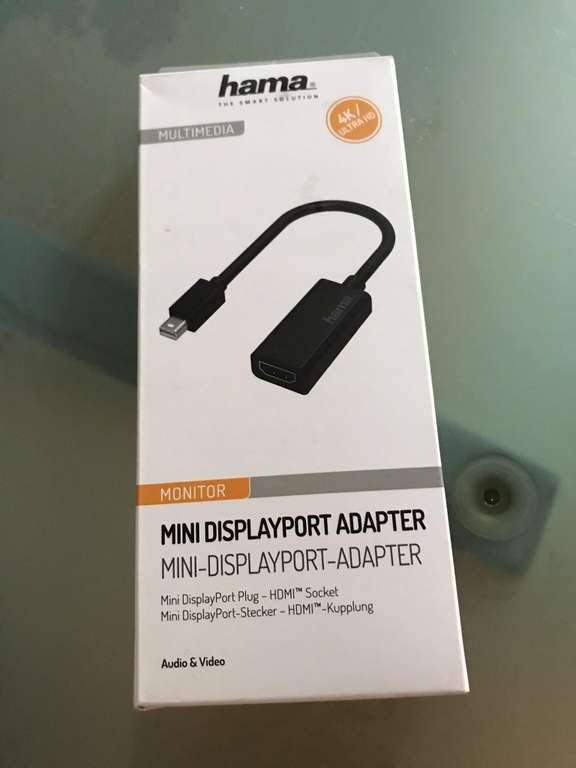HAMA przejściówka DisplayPort mini do HDMI