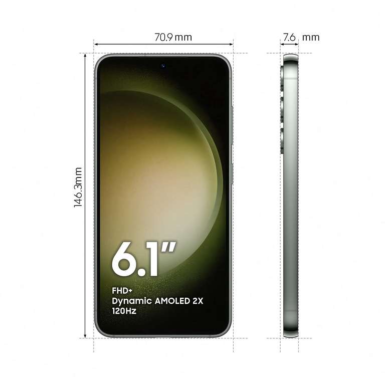 Smartfon SAMSUNG Galaxy S23 256GB ładowarka w zestawie 619,07€