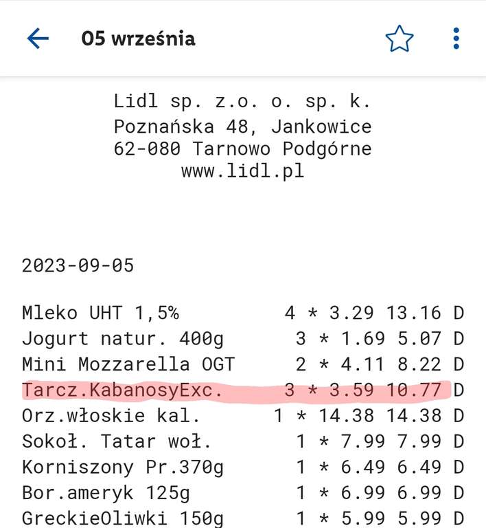 Kabanosy Tarczyński Exclusive 105g @Lidl