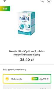 Nestle NAN Optipro 3 mleko modyfikowane 650 g