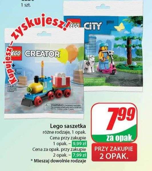 Saszetki / Polybagi LEGO - Dino - 7,99 przy zakupie 2 sztuk.