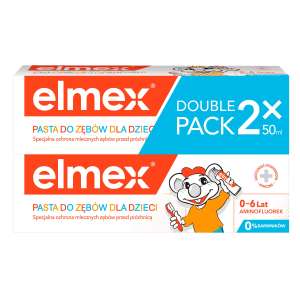 ELMEX Pasta dla dzieci 0-6 lat DUOPACK - 2x50 ml