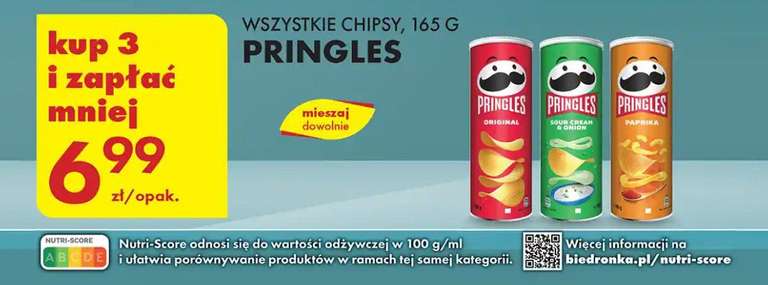 Pringles 165 g - Biedronka