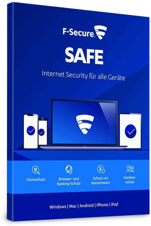 F-Secure SAFE - 1735 dni na 15 urządzeń (internet security) [VPN + PROXY]