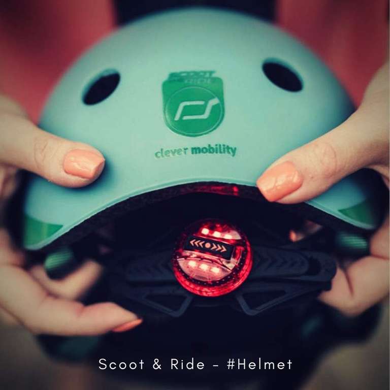 Scoot & Ride Dziecięcy kask rowerowy, kolor Forest