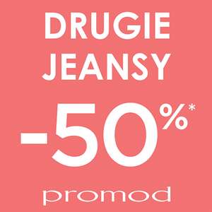 -50% na drugą parę dżinsów @ Promod