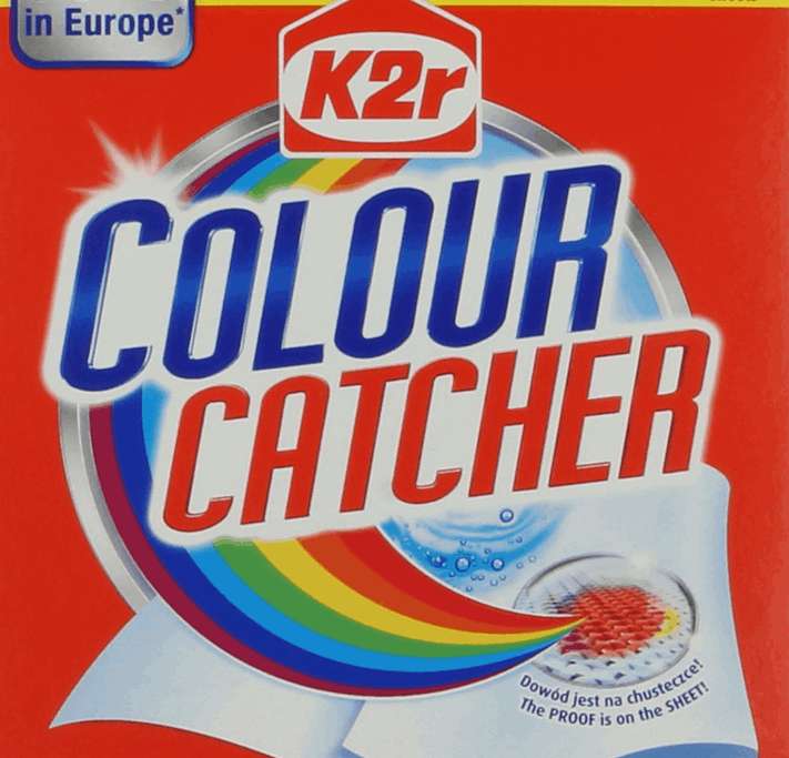 K2r Colour Catcher, 2szt chusteczki zapobiegające zafarbowaniu ubrań Tesco Clubcard