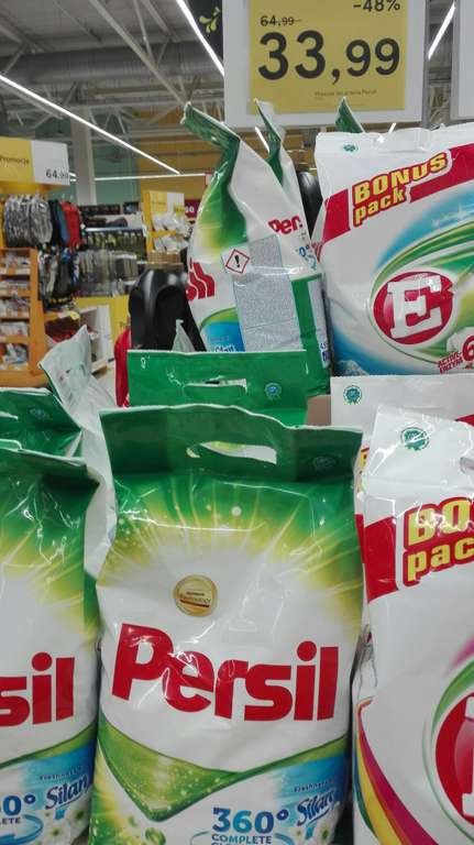 Proszek do prania PERSIL 4.9kg  - różne rodzaje (do białego i do koloru) @ TESCO Ostrołęka