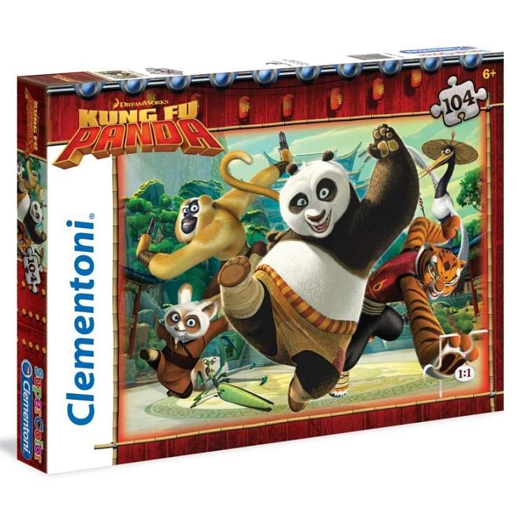 Smyk puzzle Kung Fu Panda 3 rodzaje