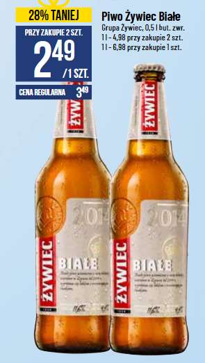 2x piwo Żywiec Białe (2,49 zł za 1) @ POLOmarket