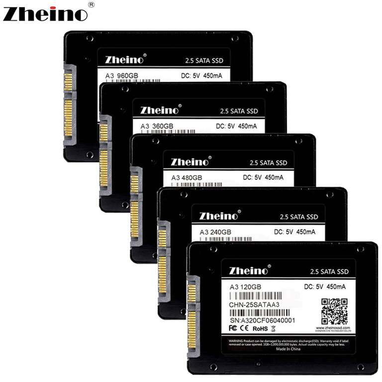 Zheino 2.5 cal SATAIII SSD 480gb