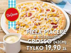 Rzeszów - Da Grasso Nowy Świat - Pizza Piacere (42 cm) - 19,90 zł