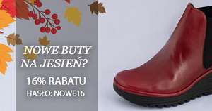 Rabat 16% na nowe buty na Jesień
