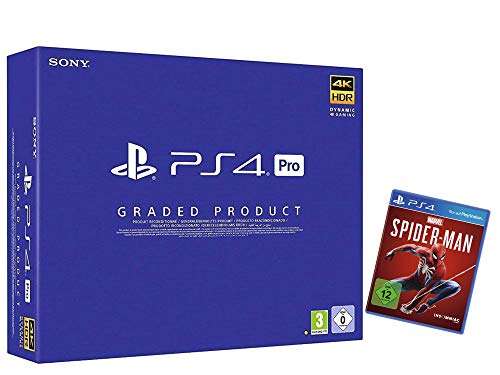PlayStation 4 Pro (Refurbished) + Spider Man (Amazon.de