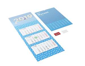 Trzy rodzaje designerskich kalendarzy na rok 2019 za 1,03 zł
