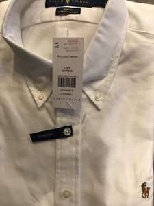 Koszula Biała klasyczna Oxford slim Fit Ralph Lauren