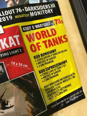 World of Tanks - kod do gry w CD Action + 2 gry i plakaty