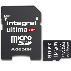 Karta Integral 256GB UltimaPRO V30 A1  142 zł  Mymemory