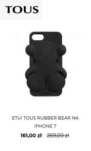 TOUS wyprzedaż Etui Rubber Bear na Iphone 7