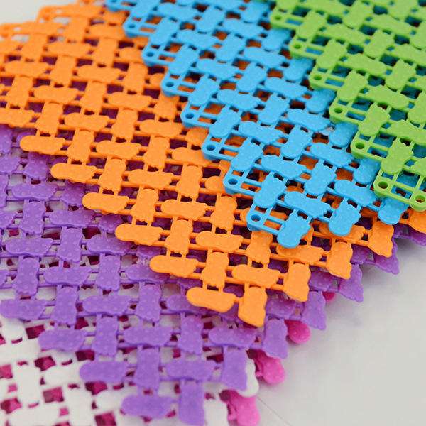 DIY Dywan Cukierkowe kolory Plastikowe maty do kąpieli