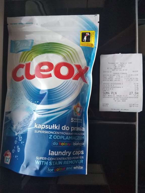 Kapsułki do prania Cleox 32szt- Rossmann