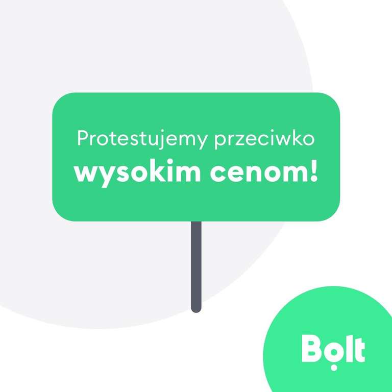 Zniżka -30 zł na pierwszy przejazd Bolt (Taxify) - z okazji strajku