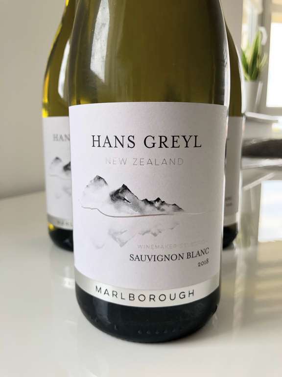Wino sztos - Hans Greyl  sauvignon blanc - biedronka przy zakupie 2 sztuk