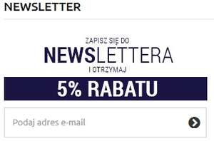 5 % Rabatu za Zapisanie się do Newslettera