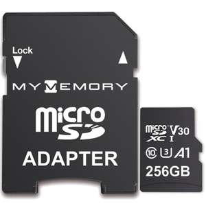 Karta pamięci MyMemory 256GB V30 PRO Micro SD (SDXC) A1 UHS-1 U3 + Adapter - 100MB/s