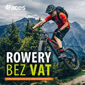 Rowery i akcesoria rowerowe bez VAT @ 4Faces