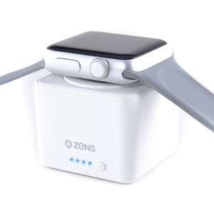 Ładowarka bezprzewodowa ZENS Apple Watch Powerbank White (1300mAh)