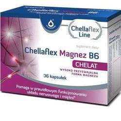 Chellaflex Magnez B6 Kapsułki, 36 szt (krótka data) + darmowa dostawa do apteki od 5 zł