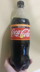 Coca-Cola Zero Peach 1L w Biedronce.