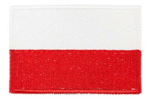Naszywka flaga Polska 60x38 mm
