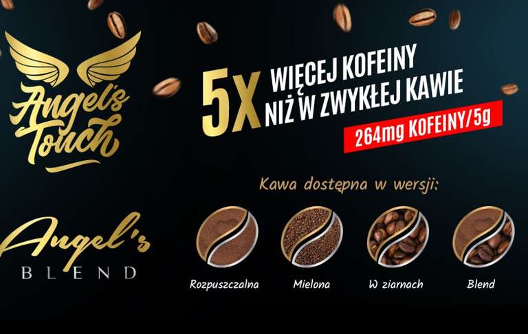20% rabatu na wszyskie kawy Golden Bow Solutions - Angel's Touch