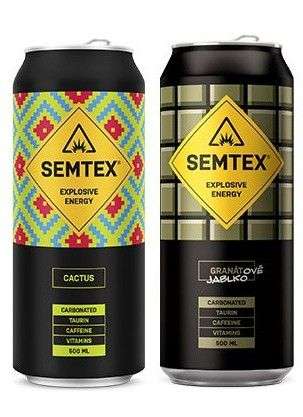 SEMTEX Explosive Energy Drink Cactus i Granåtové jablko @Żabka