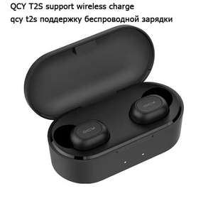 Słuchawki bezprzewodowe BT5.0 QCY T2S z ładowaniem bezprzewodowym za 16,45$