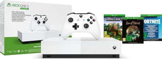 Xbox One S 1TB All Digital Minecraft, Sea of Thieves, Fortnite wysyłka przez pośrednika (dla nowych klientów) otto.de