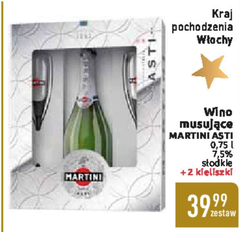 Martini Asti + 2 kieliszki @Carrefour