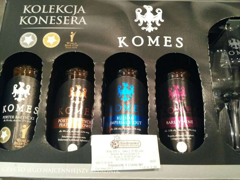 KOMES - 4 x 0,5L + TEKU 2.0 ZESTAW @ Biedronka