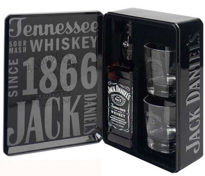 Jack Daniels 0,7 +2 szklanki PUSZKA