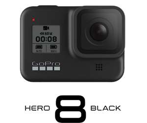 Kamer GoPro Hero 8 Black + GRATIS Battery Pack (bateria, ładowarka) FV23%