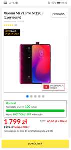 Xiaomi Mi 9T Pro 6/128 (czerwony)