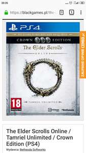 The Elder Scrolls Online / Tamriel Unlimited / Crown Edition (PS4)