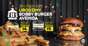 Bobby Burger Avenida w Poznaniu - Burgery pojedyncze za 14 zł, a podwójne za 19 zł